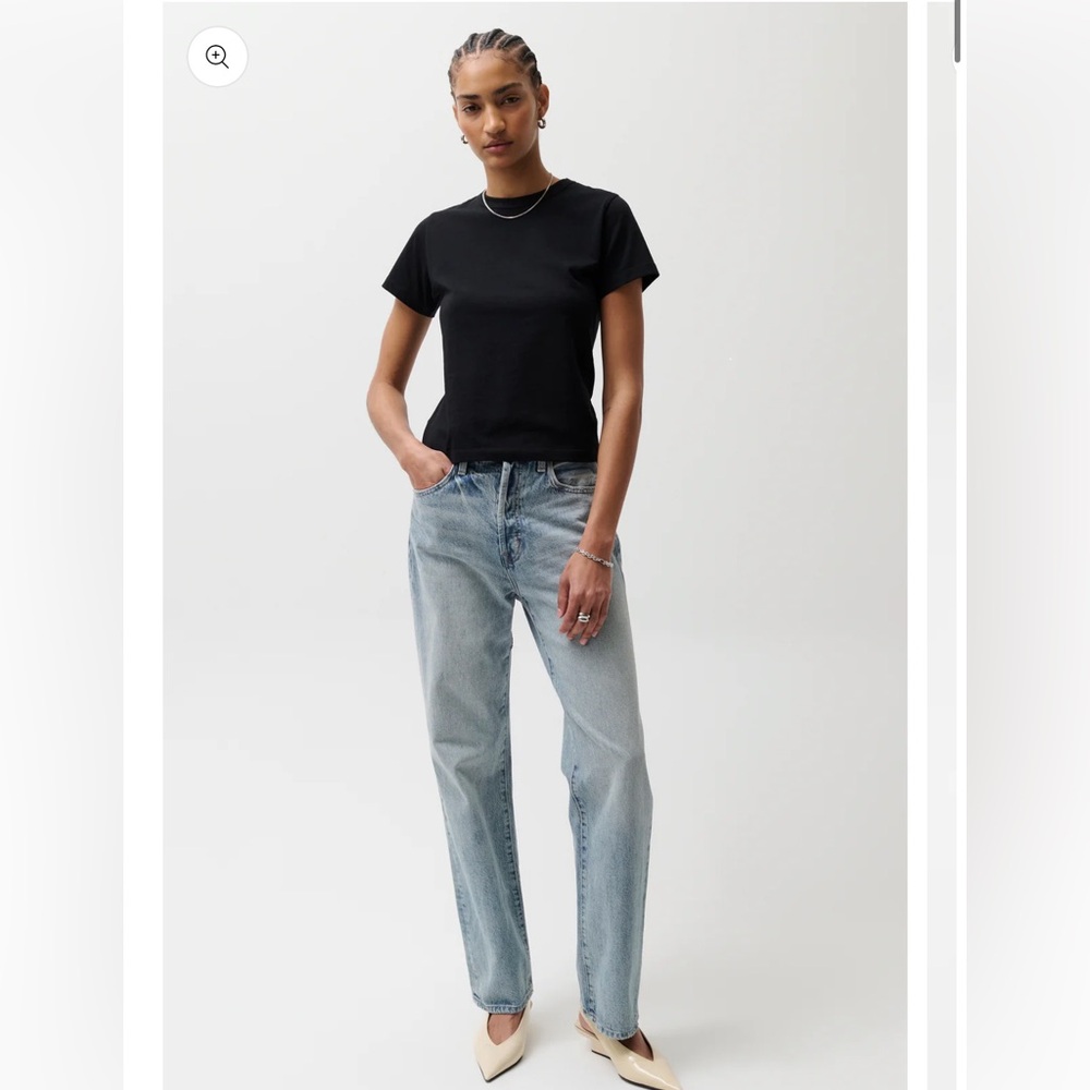 NWT CASSIE SUPER HIGH RISE STRAIGHT JEAN - BRAMBLE